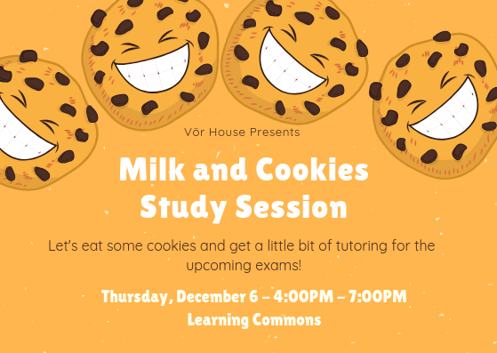 Milk and Cookies- Vor’s Milk and Cookies Study Session