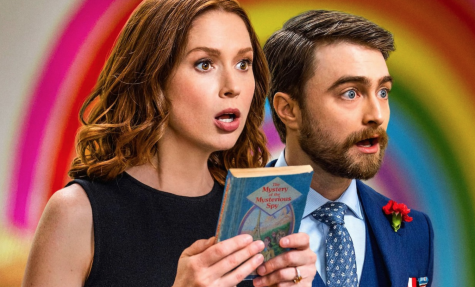 A scene during “Kimmy vs. the Reverend” between Kimmy Schmidt (Ellie Kemper) and her soon-to-be husband  Prince Frederick (Daniel Radcliffe).

