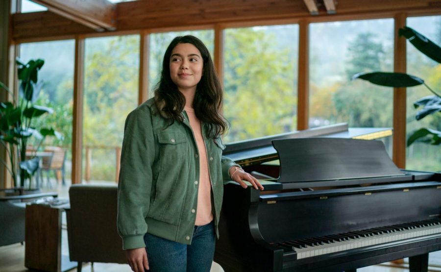 Auli'i Cravalho playing Amber Appleton in “All Together Now”