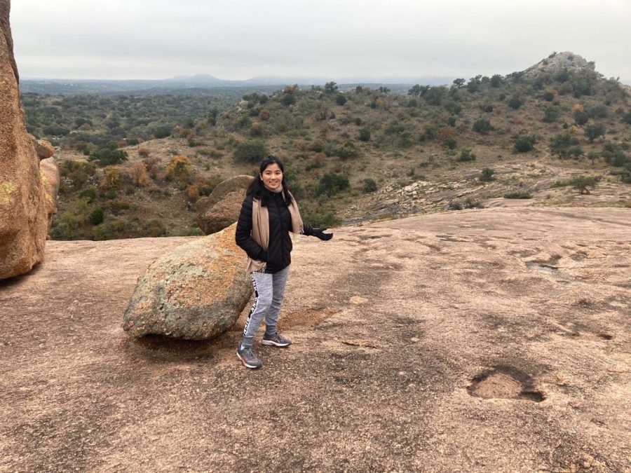 Divya Khatri de-stressing during her road trip to Fredericksburg, Texas