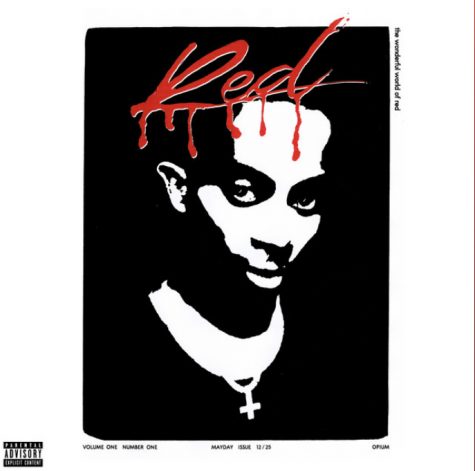 The album cover for Playboi Cartis Whole Lotta Red