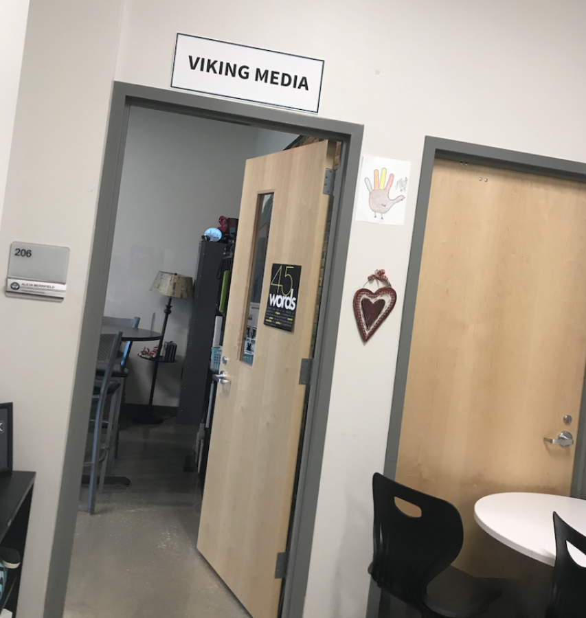 A Photo of the doorway to Mrs. Merrifield’s classroom taken by the author of this article