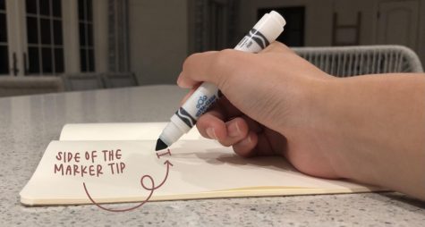 Crayola Markers for Hand Lettering Compared to International Pens