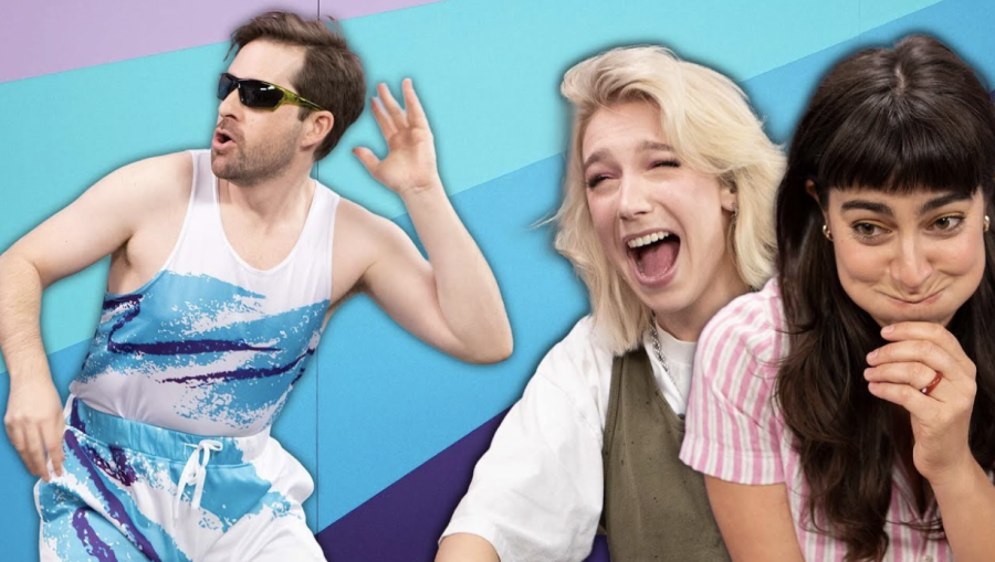 This image features Smosh members Courtny Miller, Ian Hecox and Amanda Lehan-Canto in a thumbnail of one of Smosh’s TNTL videos