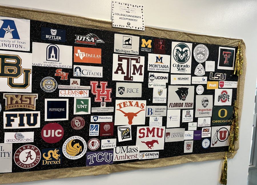College Counseling Board of Acceptances, The Village School