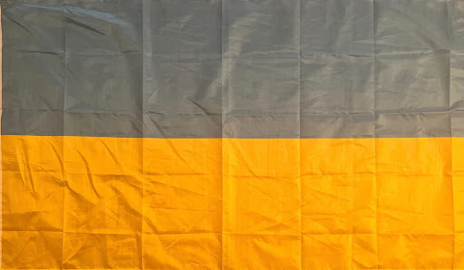 A Village students Ukraine flag