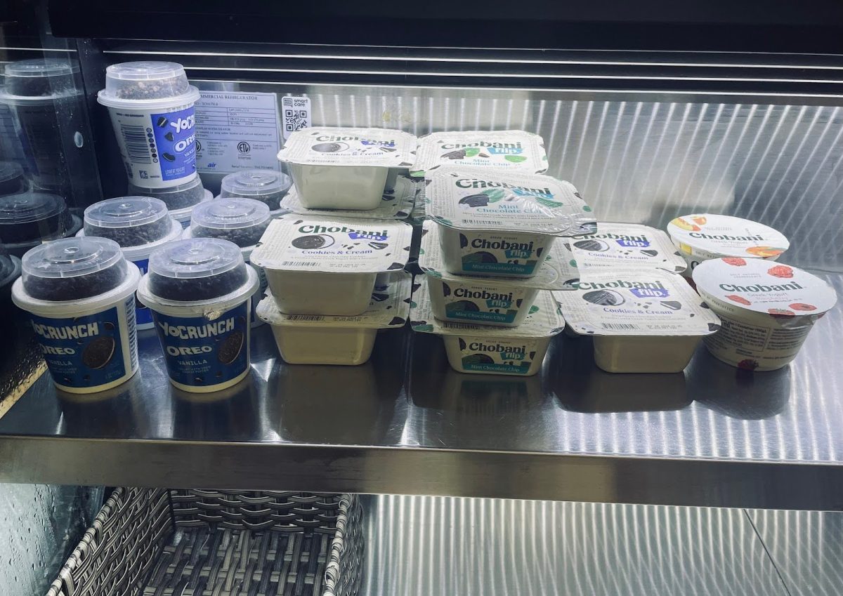 Yogurt offerings in the Campus Store