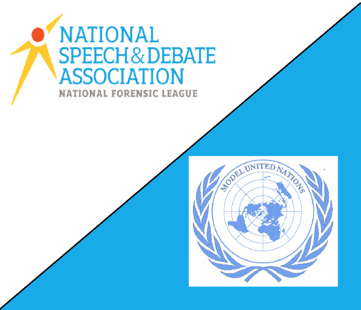 National speech and debate association graphic.