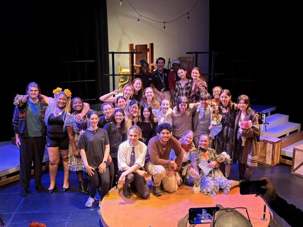The cast and crew of the Village High School production of Hadestown: Teen Edition. Taken by Yvette Houlihan.