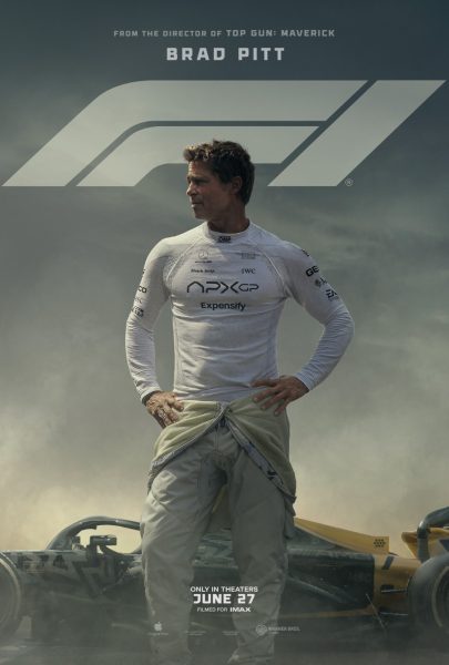 SPEEDILY SUCCESSFUL. The F1 movie poster starring Brad Pitt attracts viewers from around the world.
