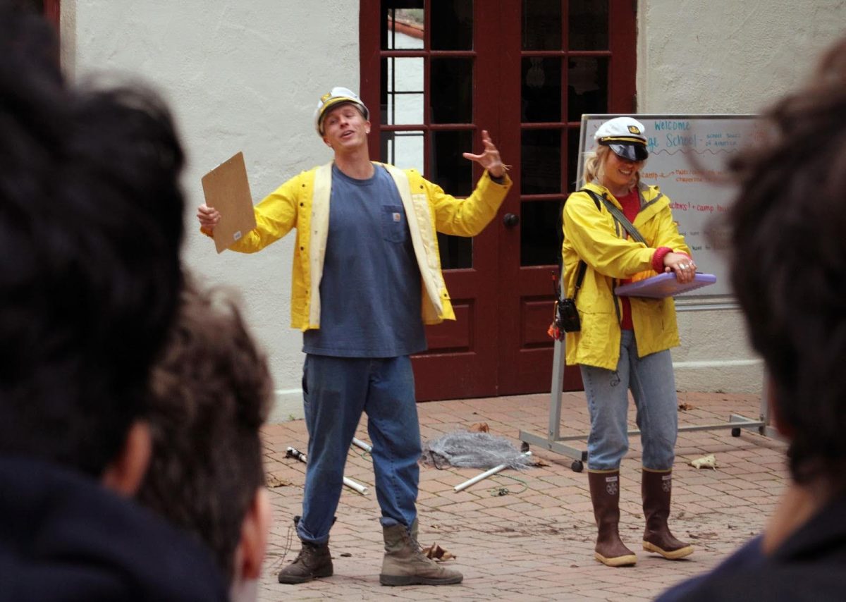 Setting the stage, CIMI marine science instructors Luke Hamilton and Roxy Reynolds gave an overview of the camp to the class of 2027 arriving at Catalina.