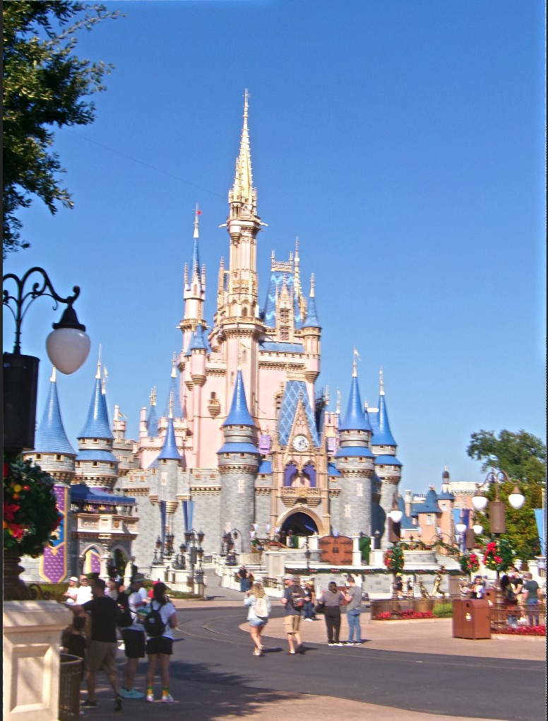 MAGIC MOMENT. The enchanting site of Cinderellas Castle on the annual senior trip.